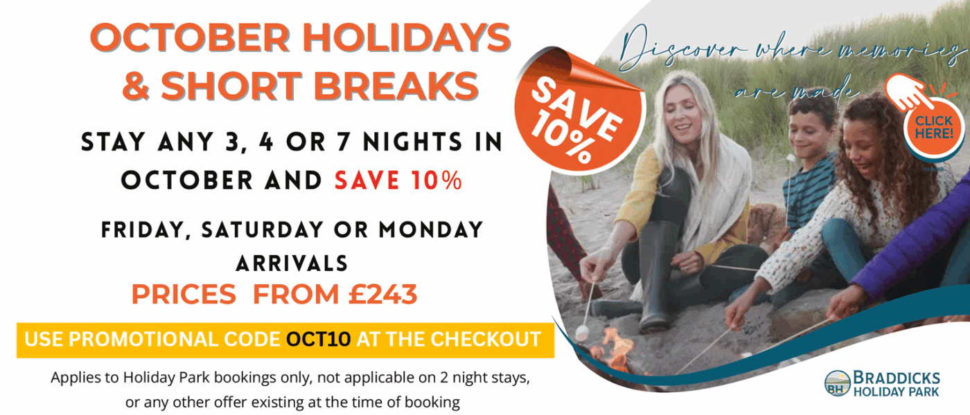 Save 10% on holidays and short breaks during October image
